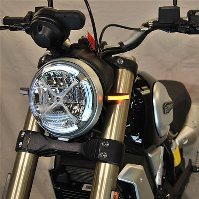 New Rage Cycles (NRC) Front Turn Signals for the Ducati Scrambler 1100