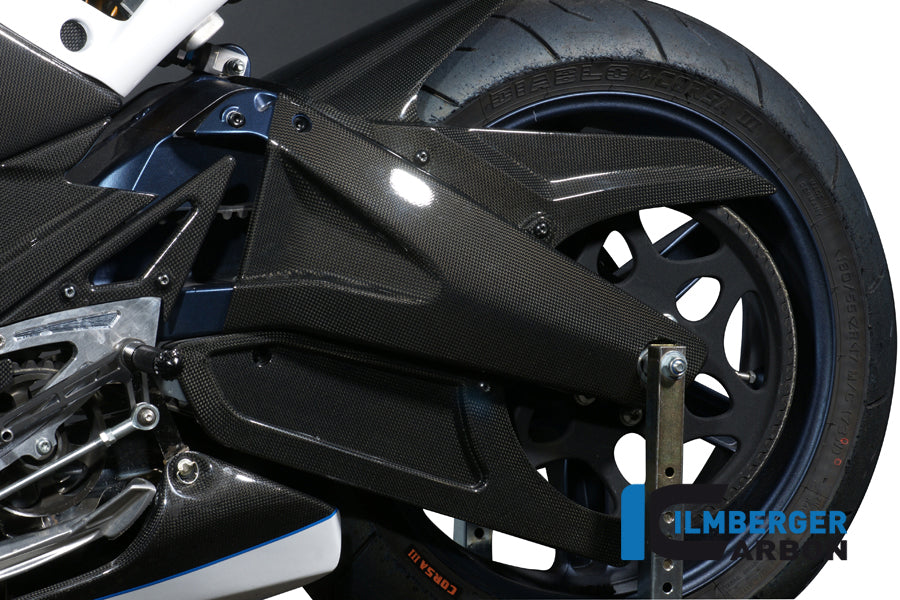 Ilmberger Carbon Swingarm Cover, Left Carbon for the Buell XB9 SX '06-11, 1125R/CR '08-11