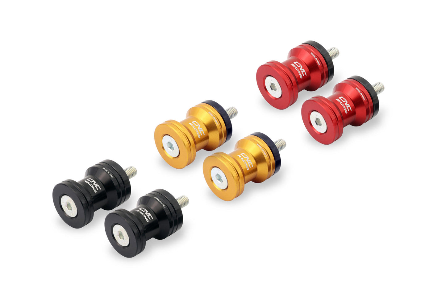 CNC Racing Swing Arm Spools for the Ducati DesertX (all) & Panigale / Streetfighter V4 (2025+) (M8)