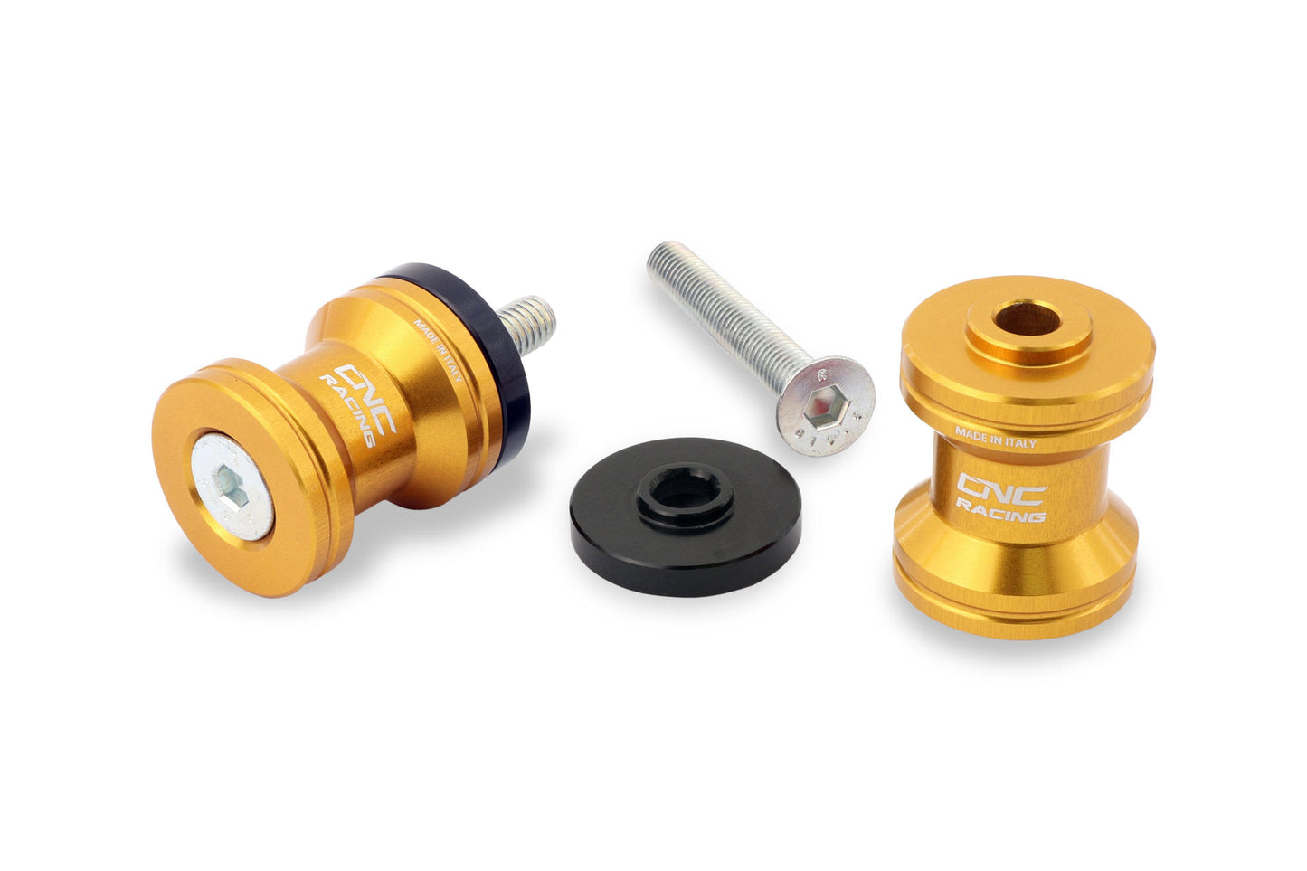 CNC Racing Swing Arm Spools for the Ducati DesertX (all) & Panigale / Streetfighter V4 (2025+) (M8)