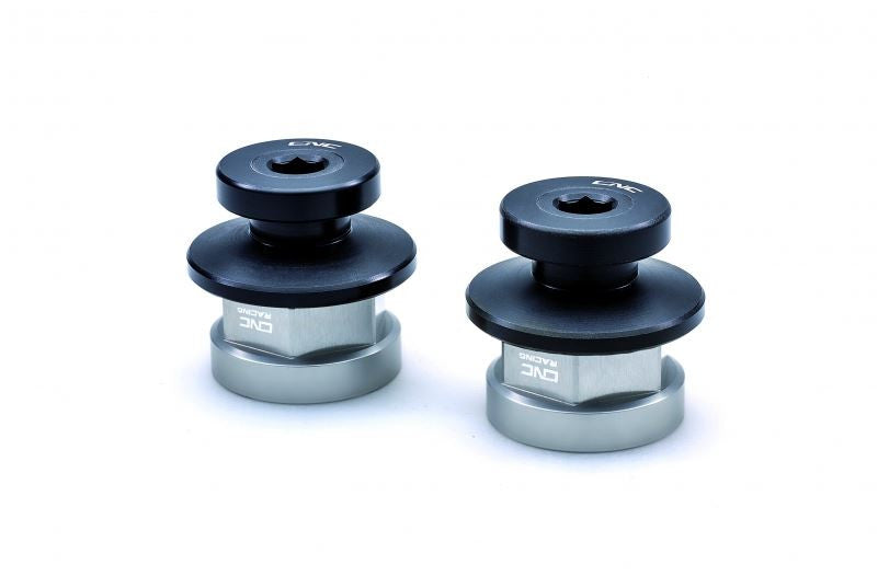 CNC Racing Rear Wheel Axle Nut set with Rear Stand Support for Ducati Scrambler, Monster 937/797/795/696/695/400, and ST3