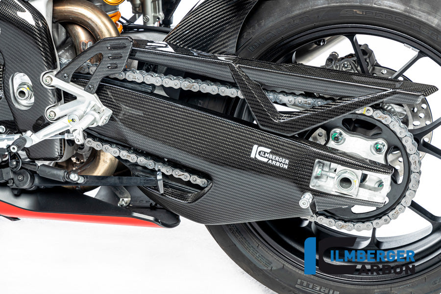 Ilmberger Carbon Swing Arm Cover, Left Side for the Aprilia Tuono / RSV4 2021