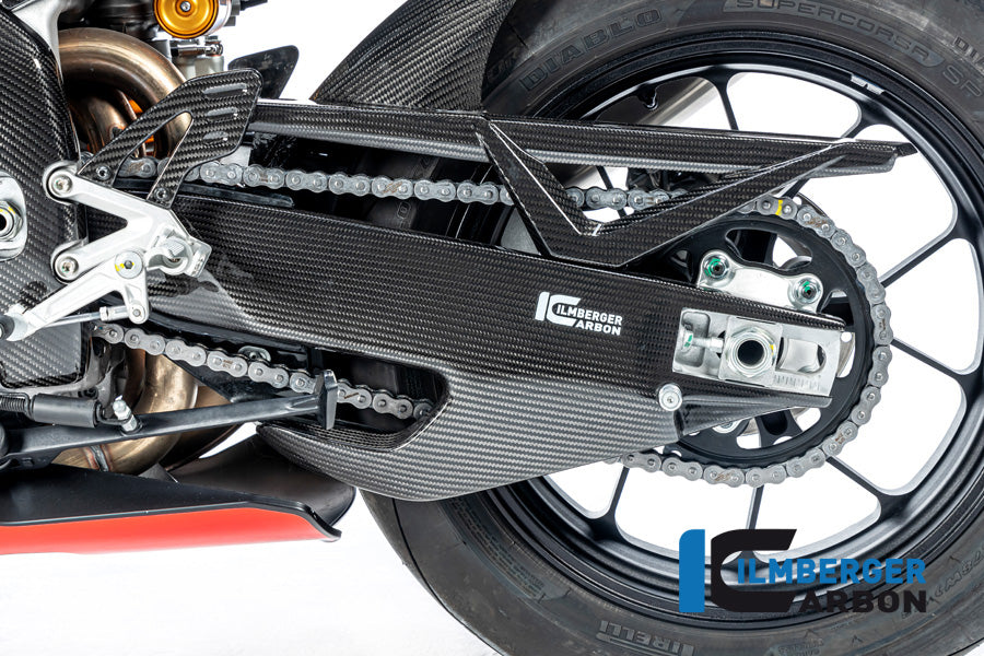 Ilmberger Carbon Swing Arm Cover, Left Side for the Aprilia Tuono / RSV4 2021