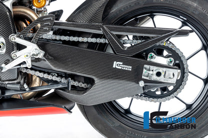 Ilmberger Carbon Swing Arm Cover, Left Side for the Aprilia Tuono / RSV4 2021