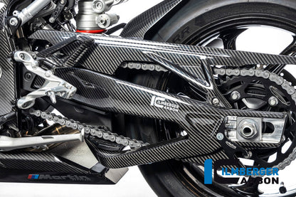 Ilmberger Carbon Swing Arm Cover, Left for the BMW S 1000 R '21 / S 1000 RR '19-23 / M1000R '23-24 / M1000RR '21-24