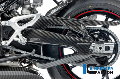 Ilmberger Carbon Swing Arm Cover, Left for the BMW S 1000 R '21 / S 1000 RR '19-23 / M1000R '23-24 / M1000RR '21-24
