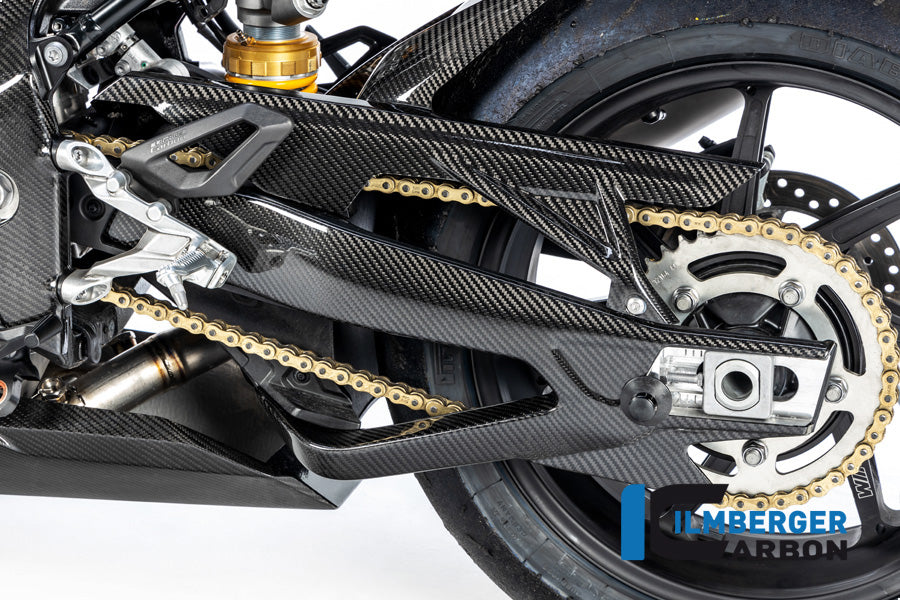 Ilmberger Carbon Swing Arm Cover, Left for the BMW S 1000 R '21 / S 1000 RR '19-23 / M1000R '23-24 / M1000RR '21-24