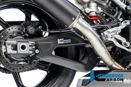 Ilmberger Carbon Swing Arm Cover, Right for the BMW S 1000 R '21 / S 1000 RR '19-23 / M1000R '23-24 / M1000RR '21-24