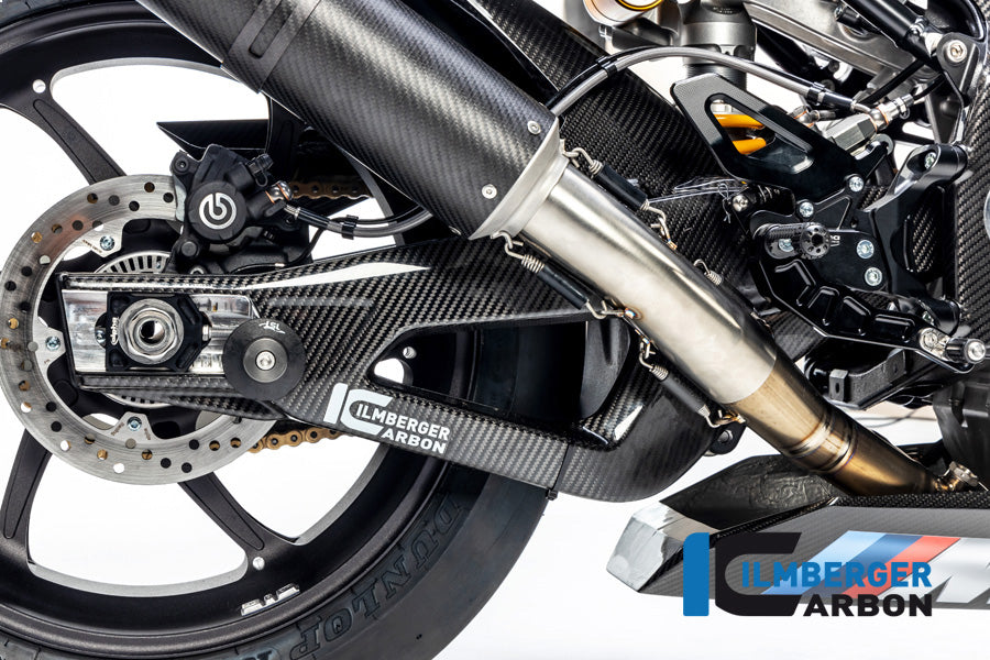 Ilmberger Carbon Swing Arm Cover, Right for the BMW S 1000 R '21 / S 1000 RR '19-23 / M1000R '23-24 / M1000RR '21-24