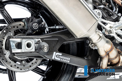 Ilmberger Carbon Swing Arm Cover, Right for the BMW S 1000 R '21 / S 1000 RR '19-23 / M1000R '23-24 / M1000RR '21-24