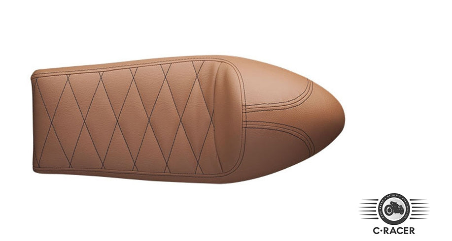 C-Racer Universal Fully Covered Cafe Racer Seat - SCR1FC