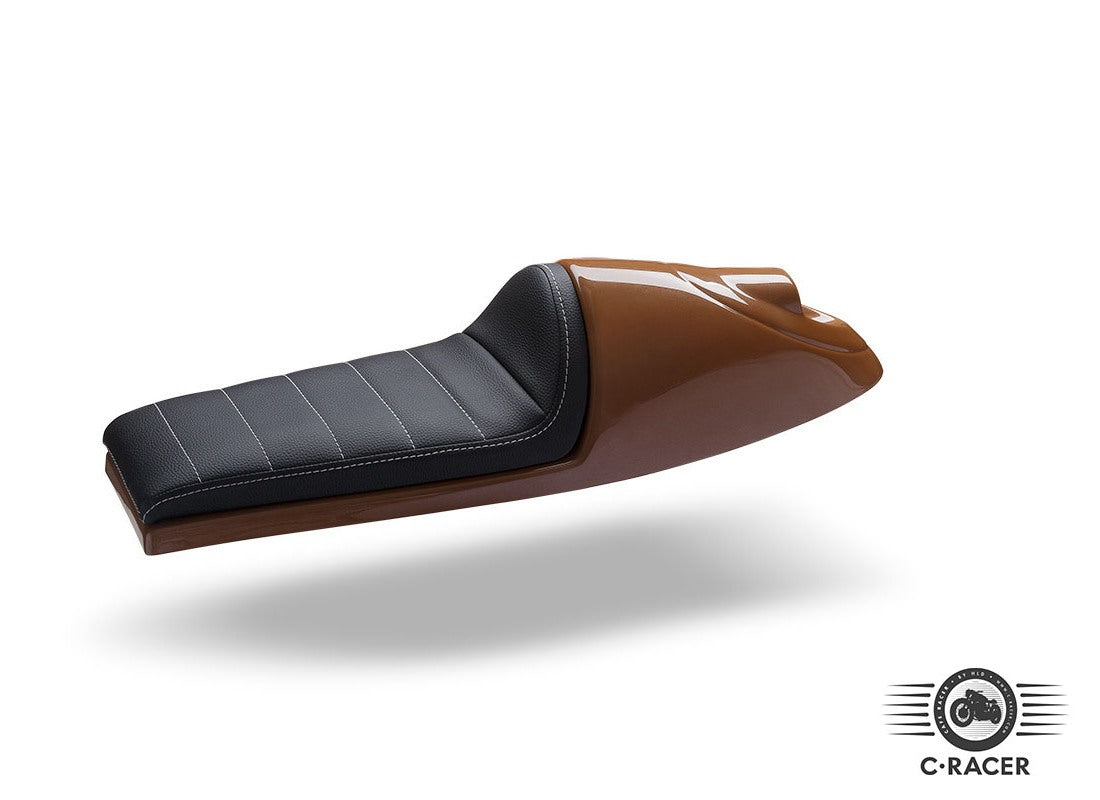 C-Racer "Long Classic A" edition Universal Cafe Racer Seat and Tail Fairing - SCR2.1