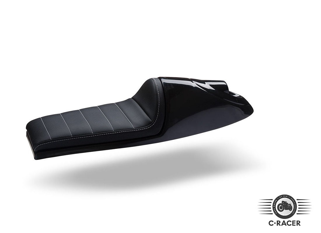 C-Racer "Long Classic A" edition Universal Cafe Racer Seat and Tail Fairing - SCR2.1