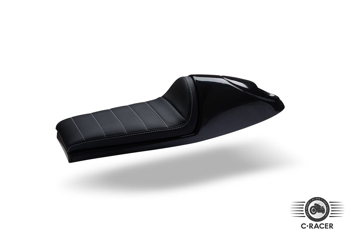 C-Racer "Long Classic B" edition Universal Cafe Racer Seat and Tail Fairing - SCR2.2