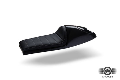C-Racer "Long Classic B" edition Universal Cafe Racer Seat and Tail Fairing - SCR2.2