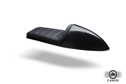 C-Racer "Long Classic C" edition Universal Cafe Racer Seat and Tail Fairing - SCR2.3