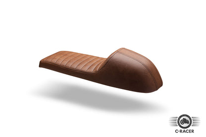 C-Racer "FT Classic" edition Universal Fully Covered Cafe Racer Seat - SCR3FC