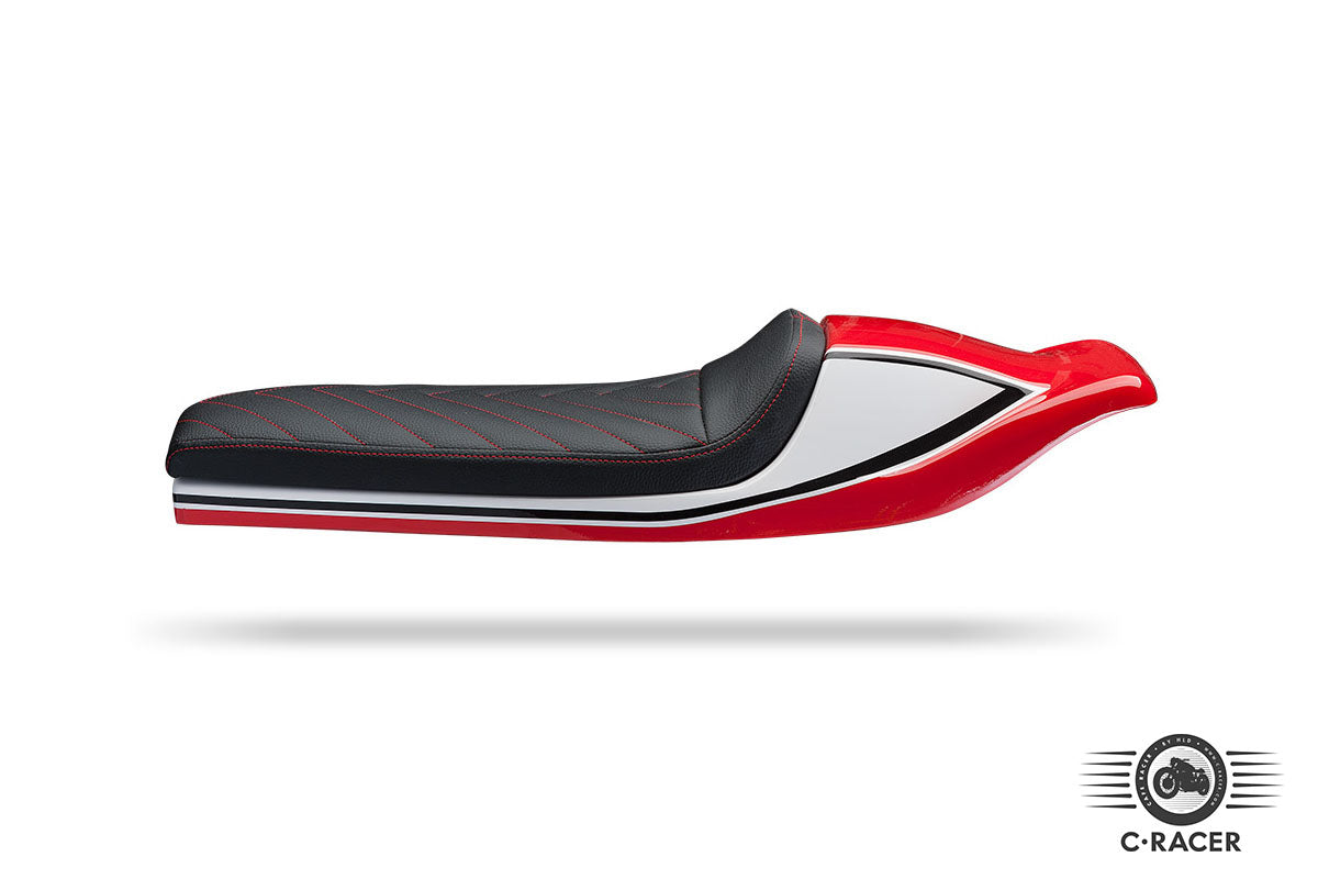 C-Racer Bolntor Edition Universal Flat Track Seat and Tail Fairing - SCR5