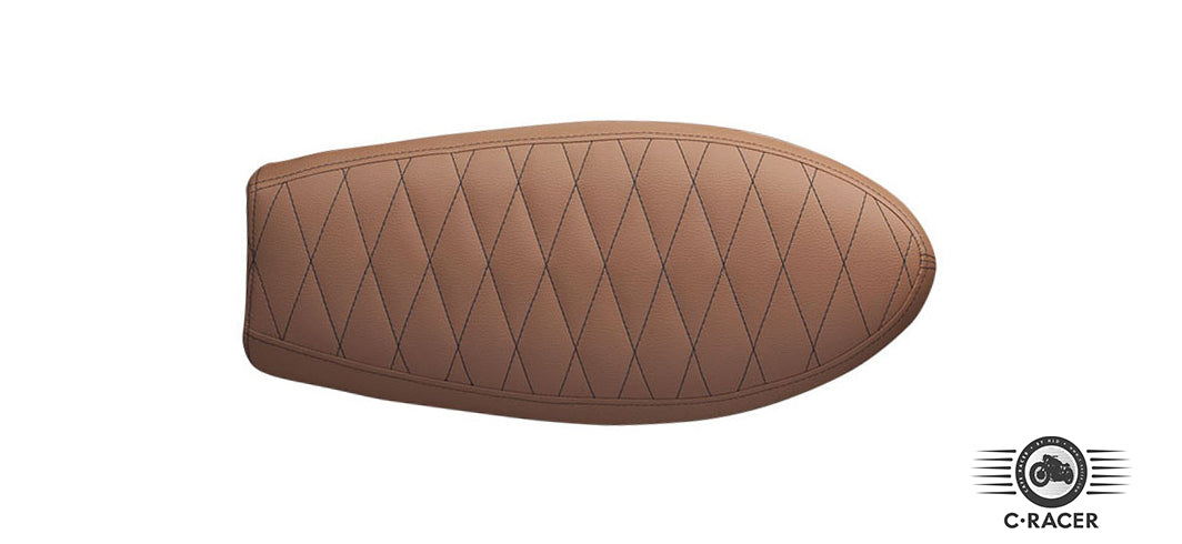 C-Racer Flat Scrambler Seat for the Yamaha SR400 / SR500 (pre Fuel Injection models) - SCRFSR