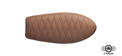 C-Racer Flat Scrambler Seat for the Yamaha SR400 / SR500 (pre Fuel Injection models) - SCRFSR