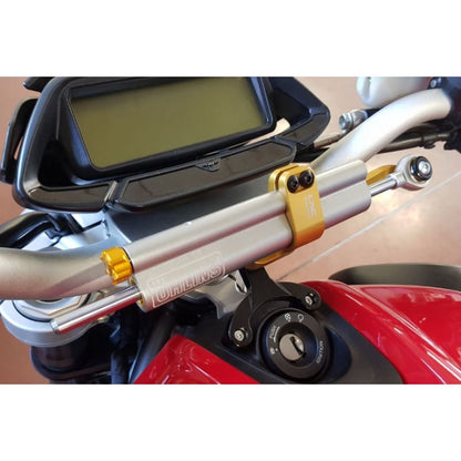 CNC Racing Steering Damper Mount kit for 2016+ MV Agusta Brutale 800 / RR - w/ OE Bar Clamps