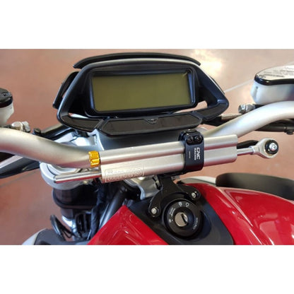 CNC Racing Steering Damper Mount kit for 2016+ MV Agusta Brutale 800 / RR - w/ OE Bar Clamps