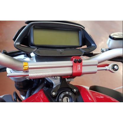 CNC Racing Steering Damper Mount kit for 2016+ MV Agusta Brutale 800 / RR - w/ OE Bar Clamps