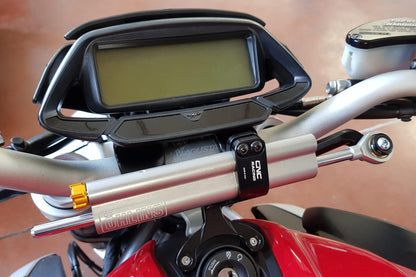 CNC Racing Steering Damper Mount kit for 2016+ MV Agusta Brutale 800 / RR - w/ CNC Racing Bar Clamps RM249