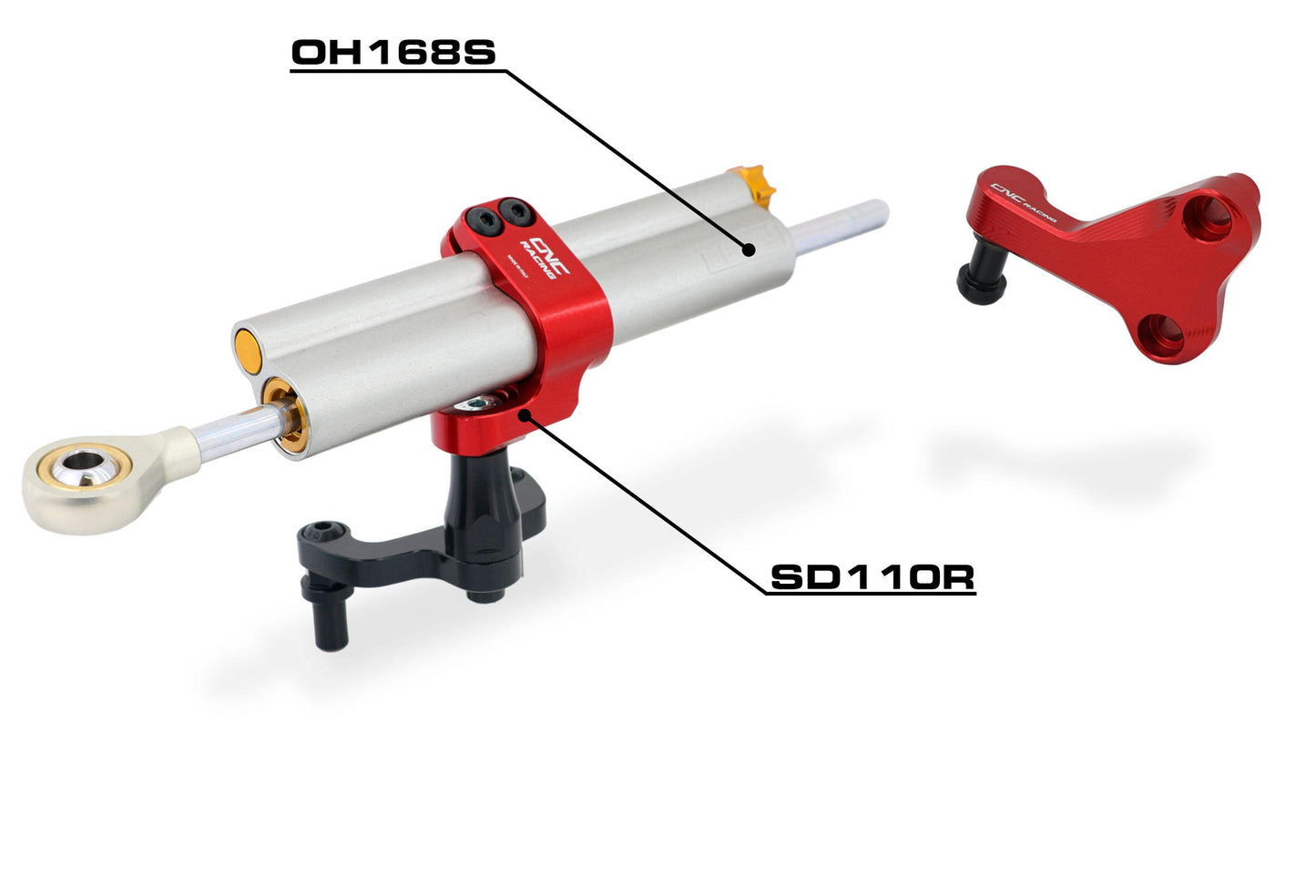 CNC Racing Steering Damper Mount kit for Ducati Monster 937