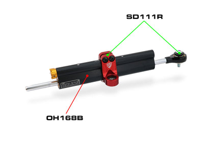 CNC Racing Steering Damper Mount kit for Ducati Streetfighter V4 / V2