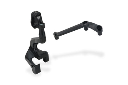 CNC Racing Steering Damper Mount kit for Ducati Multistrada V4 Pikes Peak / RS with CNC Racing Handlebar Clamp RM251- OPEN BOX DAMAGED