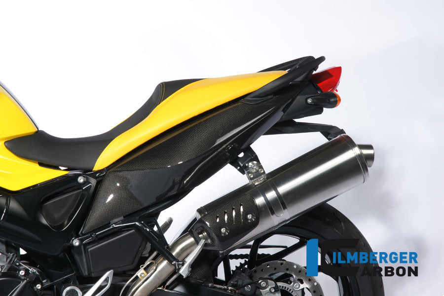 Ilmberger Carbon Underseat Side Panel, Left Side Carbon for the BMW F 800 R '09-15, F 800 S/ST '06-24, F 800 GT '12-24