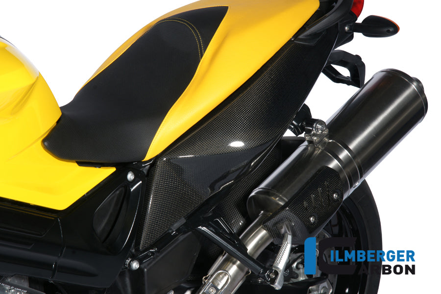 Ilmberger Carbon Underseat Side Panel, Left Side Carbon for the BMW F 800 R '09-15, F 800 S/ST '06-24, F 800 GT '12-24