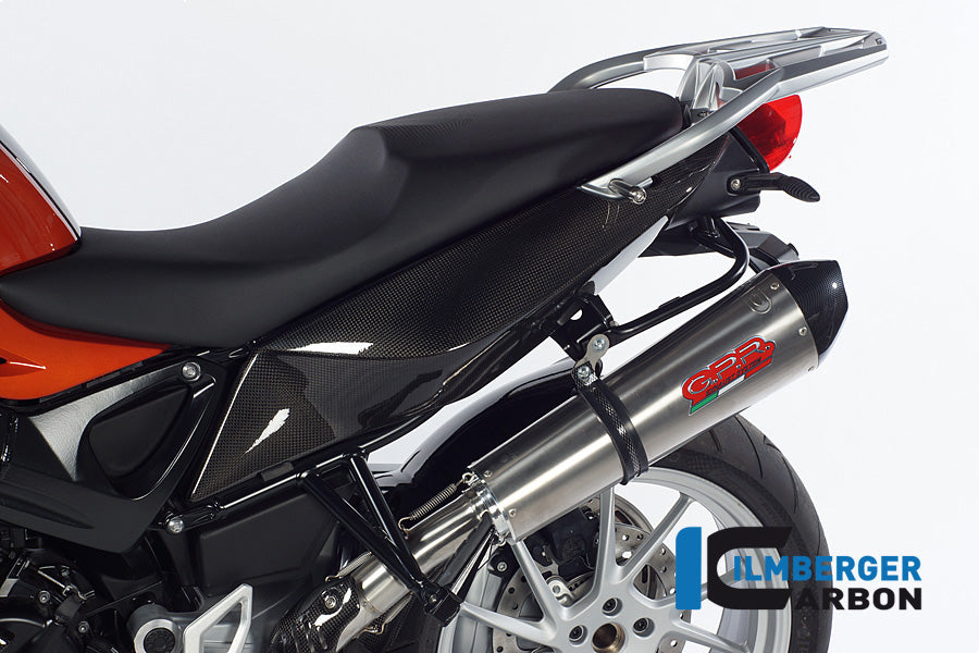 Ilmberger Carbon Underseat Side Panel, Left Side Carbon for the BMW F 800 R '09-15, F 800 S/ST '06-24, F 800 GT '12-24