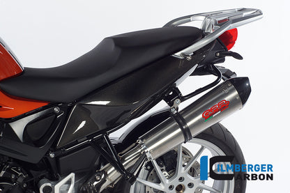 Ilmberger Carbon Underseat Side Panel, Left Side Carbon for the BMW F 800 R '09-15, F 800 S/ST '06-24, F 800 GT '12-24