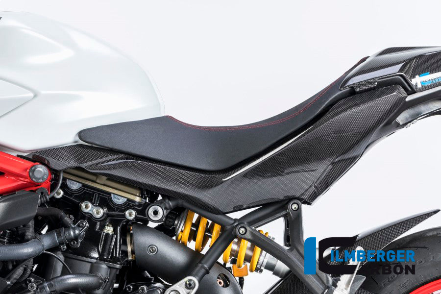 Ilmberger Carbon Underseat Side Panel Left, Carbon for the Ducati Supersport/S '17-22