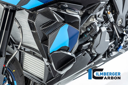 Ilmberger Carbon Cover on the Watercooler with Winglet Position, Left for the BMW M 1000 XR 2024