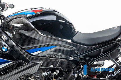 Ilmberger Carbon Tank Side Panel, Left Full Version for the BMW S 1000 R '21 / S 1000 RR '19 / M 1000 R '23-24 / M 1000 RR '21-24