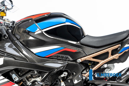 Ilmberger Carbon Tank Side Panel, Left Full Version for the BMW S 1000 R '21 / S 1000 RR '19 / M 1000 R '23-24 / M 1000 RR '21-24