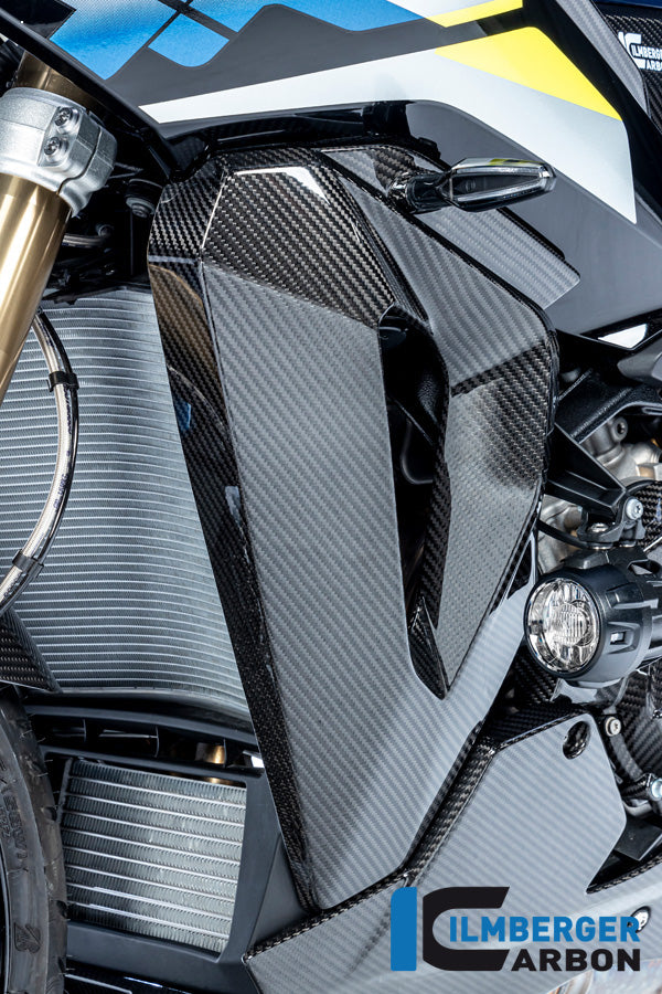 Ilmberger Carbon Cover on the Watercooler, Left for the BMW S 1000 XR 2024