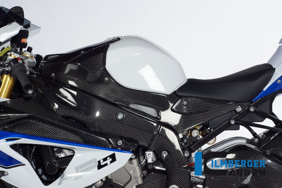 Ilmberger Carbon Tank Side Panel, Left Carbon for the BMW S1000RR '09-14 / HP4 2012