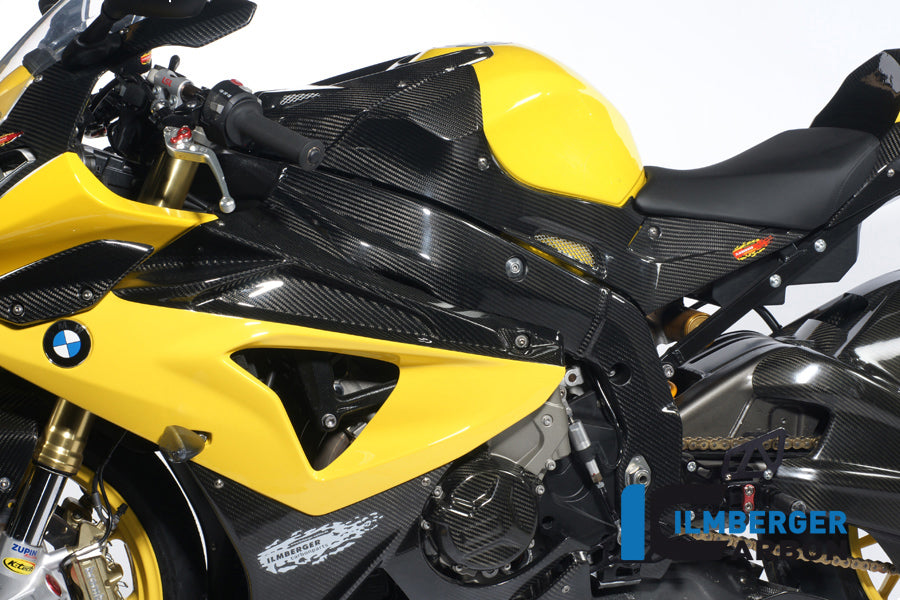 Ilmberger Carbon Tank Side Panel, Left Carbon for the BMW S 1000 RR Stocksport / Racing 2009-2014