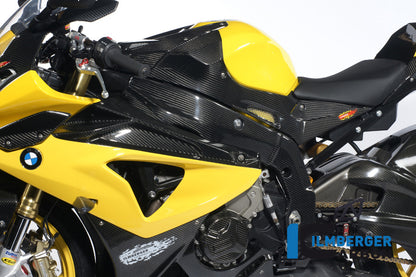 Ilmberger Carbon Tank Side Panel, Left Carbon for the BMW S 1000 RR Stocksport / Racing 2009-2014