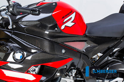 Ilmberger Carbon Tank Side Panel, Left Side Carbon for the BMW S 1000 R '14-25 / S 1000 RR '15-18