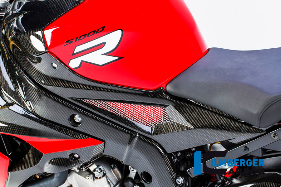Ilmberger Carbon Tank Side Panel, Left Side Carbon for the BMW S 1000 R '14-25 / S 1000 RR '15-18