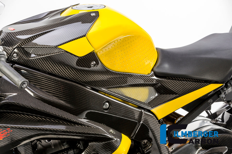 Ilmberger Carbon Tank Side Panel Racing, Left Side Carbon for the BMW S 1000 RR 2015-2018
