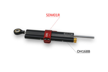 CNC Racing Ohlins steering damper clamp for Ducati Hypermotard 950