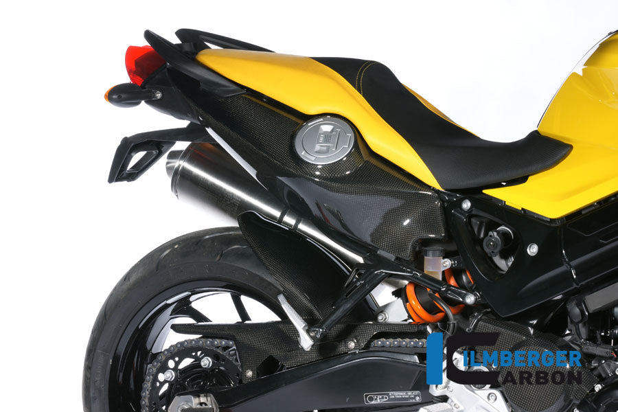 Ilmberger Carbon Underseat Side Panel, Right Side Carbon for the BMW F 800 R '09-15, F 800 S/ST '06-24, F 800 GT '12-24