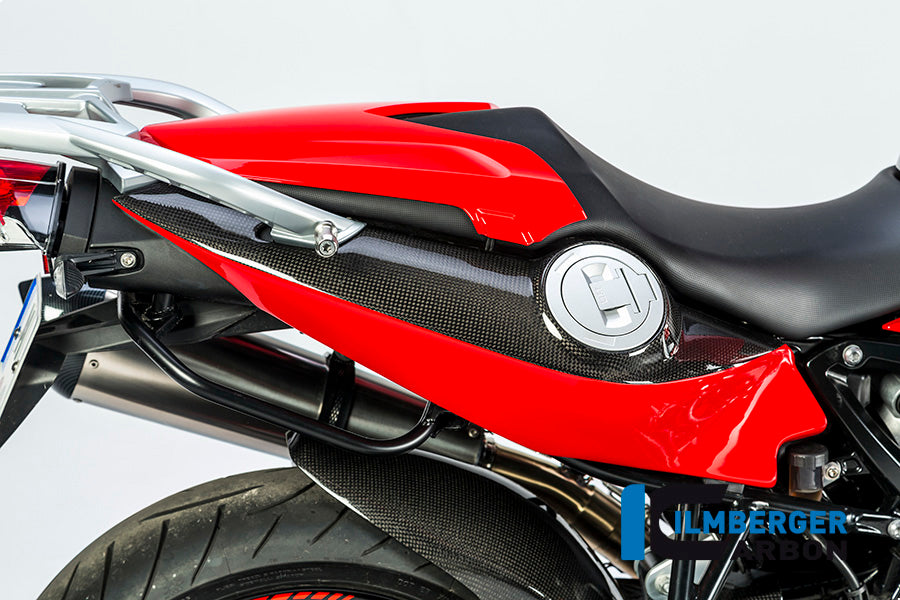 Ilmberger Carbon Underseat Side Panel, Right Side Carbon for the BMW F 800 R '09-15, F 800 S/ST '06-24, F 800 GT '12-24