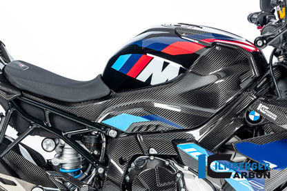 Ilmberger Carbon Tank Side Panel, Right Full Version for the BMW S 1000 R '21 / S 1000 RR '19-23 / M 1000 R '23-24 / M 1000 RR '21-24